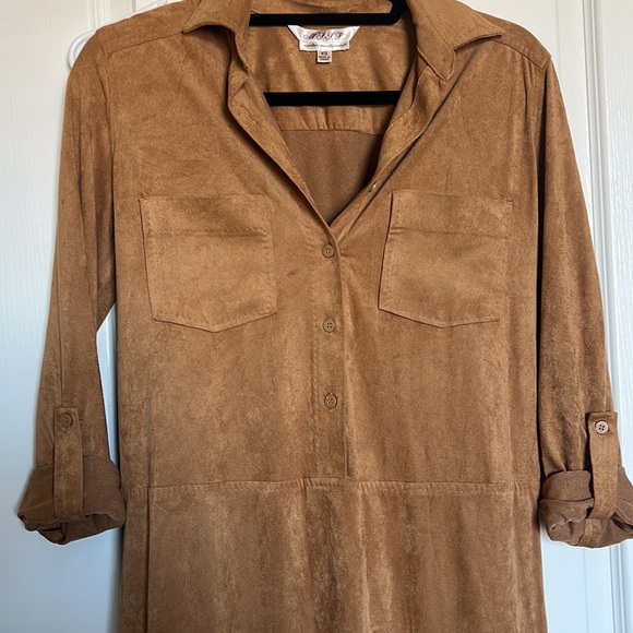 MSSP XS Camel Color Midid Dress - Picture 2 of 4